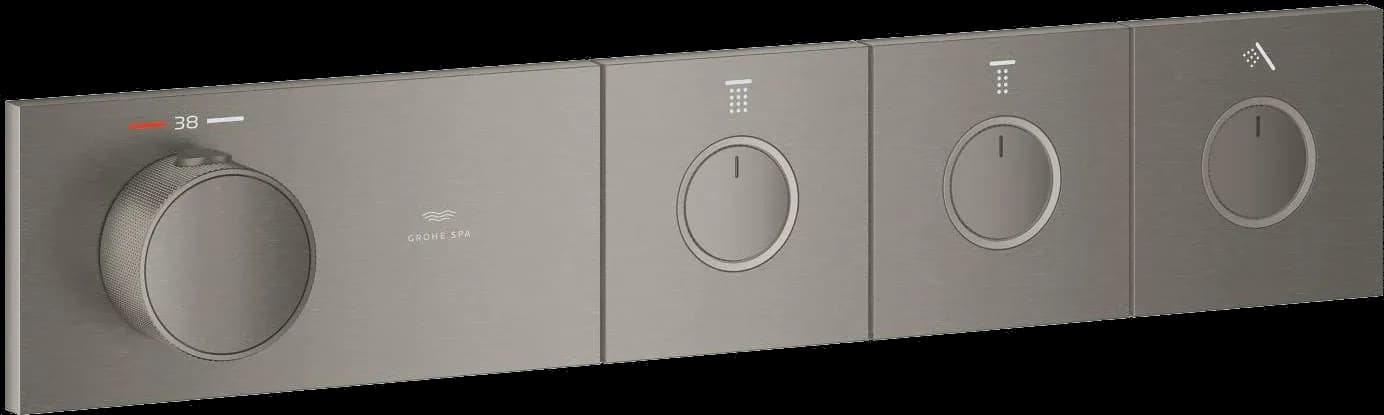 GROHE Grohtherm Aqua Tiles Unitate de control cu termostat pentru instalare încastrată cu 3 ieșiri