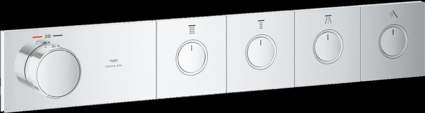 GROHE Grohtherm Aqua Tiles Termostat pentru montaj încastrat, cu 4 robinete
