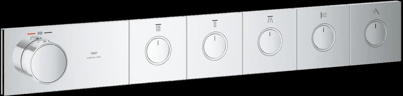 GROHE Grohtherm Aqua Tiles Termostat pentru montaj încastrat, cu 5 robinete