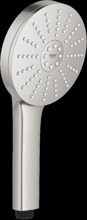 GROHE Euphoria 120 Pară de duș cu 3 pulverizări - finisaj Supersteel Infinity