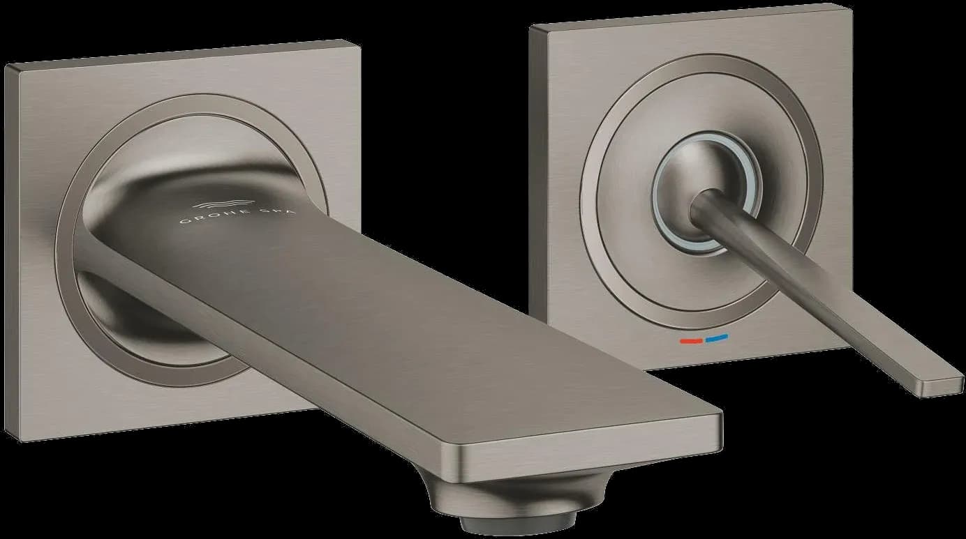 GROHE Allure Baterie lavoar cu 2 găuri Mărimea S - finisaj Antracit - Brushed Hard Graphite