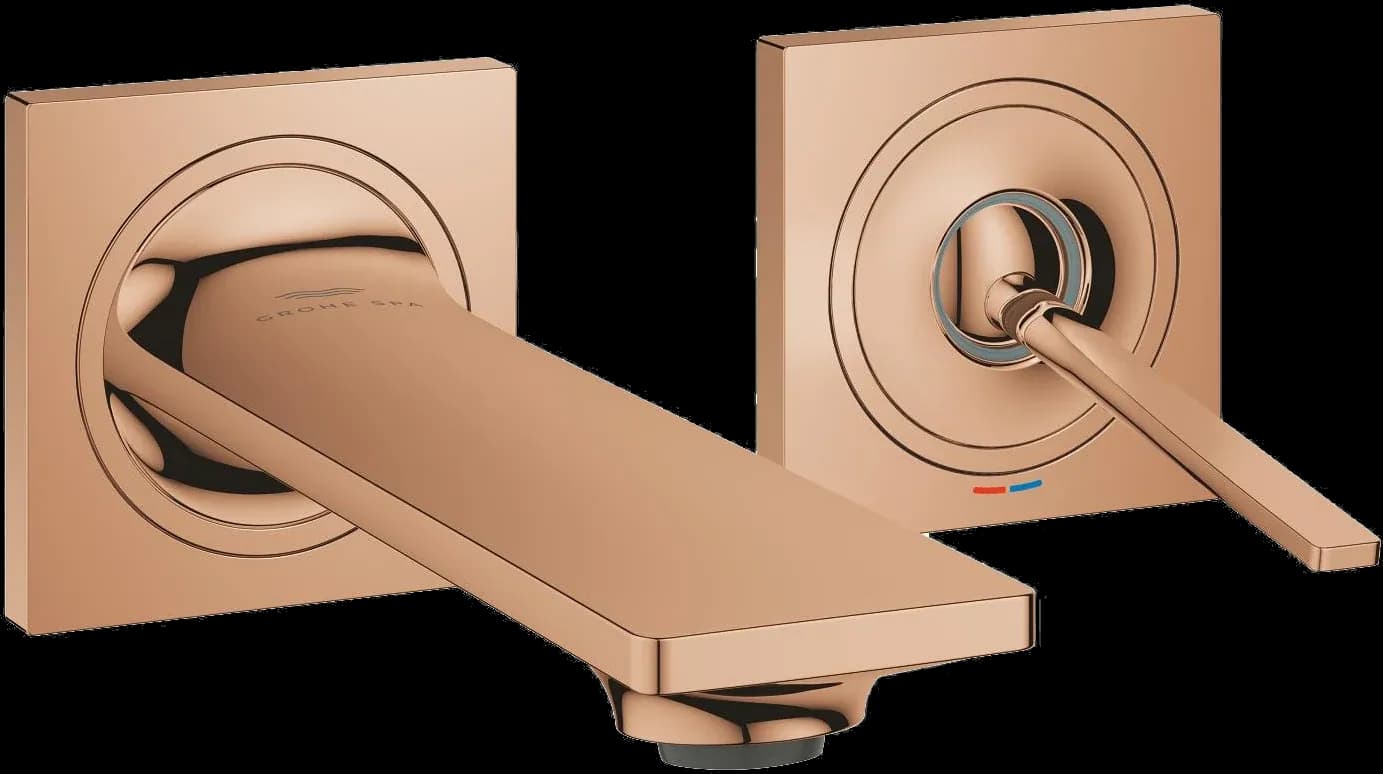 GROHE Allure Baterie lavoar cu 2 găuri Mărimea S - finisaj Bronz - Warm Sunset