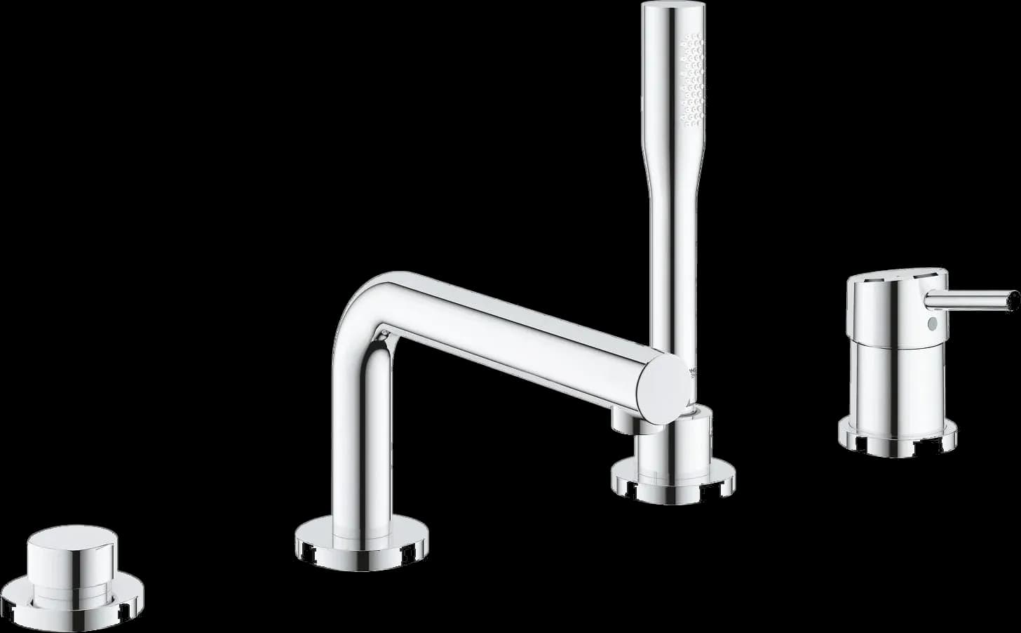 GROHE Concetto Baterie cadă monocomandă cu 4 găuri
