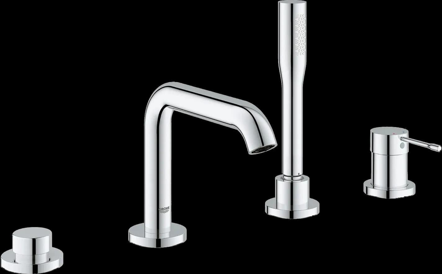 GROHE Essence Baterie cadă monocomandă cu 4 găuri