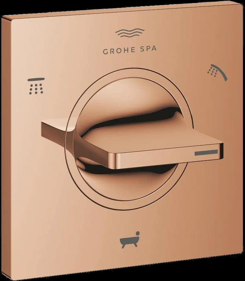 GROHE Allure Divertor cu 3 poziţii 1/2" - finisaj Bronz - Warm Sunset