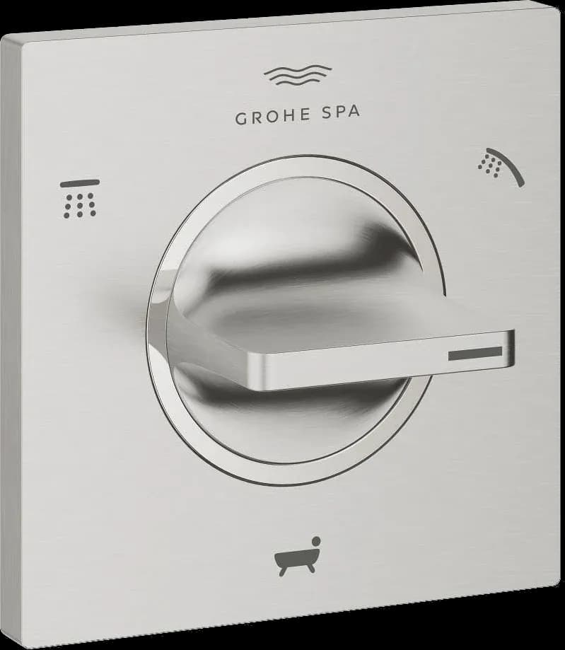 GROHE Allure Divertor cu 3 poziţii 1/2" - finisaj Supersteel Infinity
