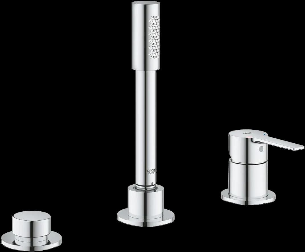 GROHE Lineare Baterie cadă monocomandă cu 3 găuri