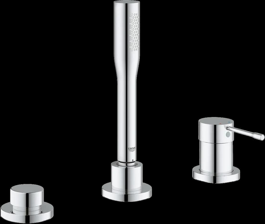 GROHE Essence Baterie cadă monocomandă cu 3 găuri