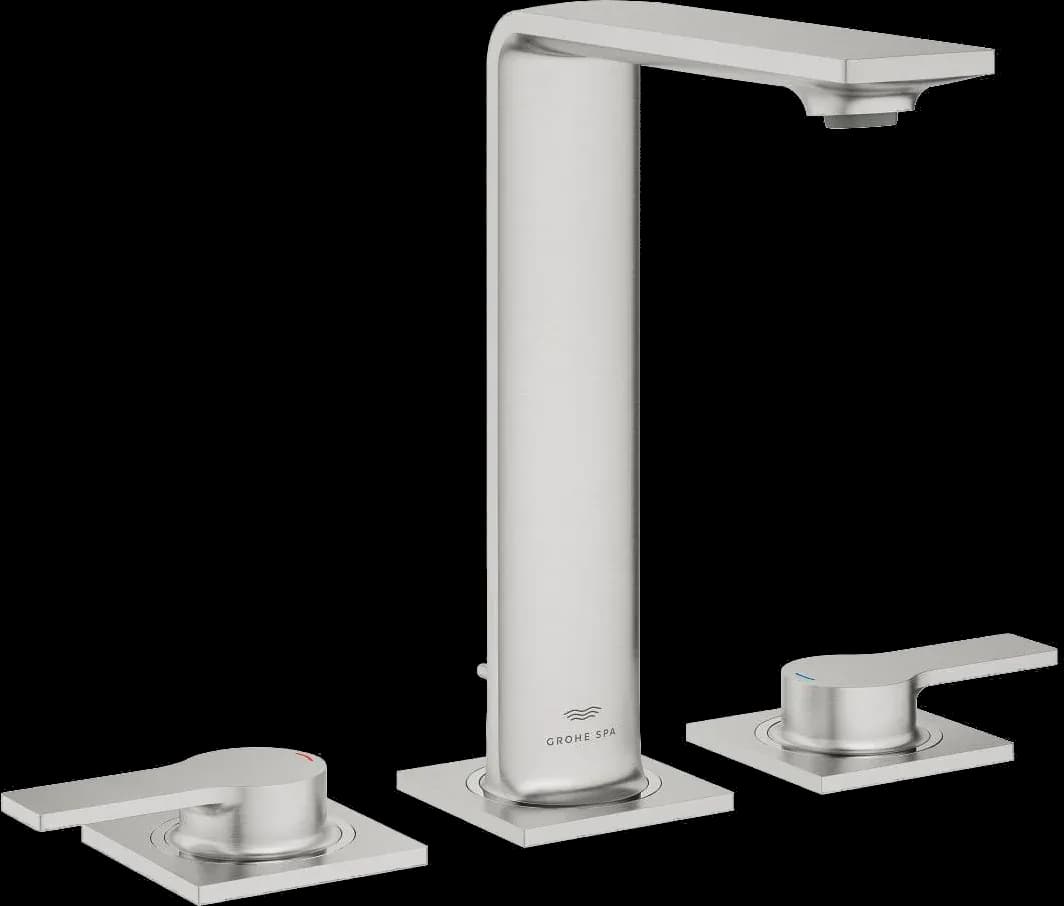 GROHE Allure Baterie lavoar cu 3 elemente 1/2" Mărimea M - finisaj Supersteel Infinity