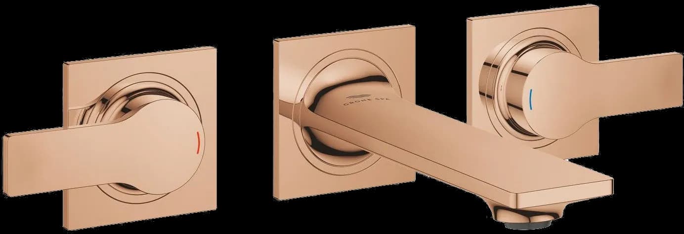 GROHE Allure Baterie lavoar cu 3 elemente 1/2" Mărimea S - finisaj Bronz - Warm Sunset