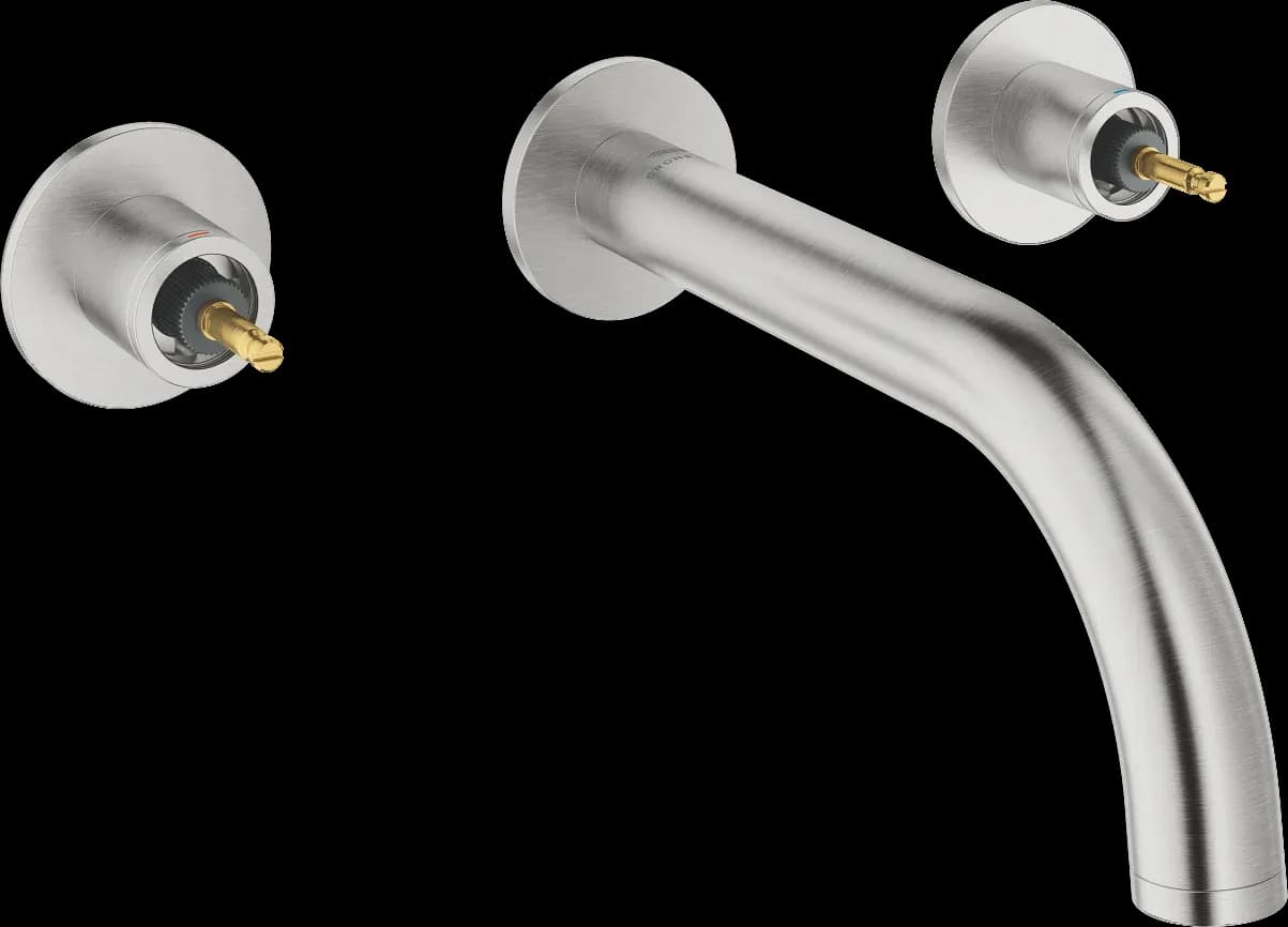 GROHE Atrio Private Collection Baterie lavoar cu 3 găuri Mărimea M - finisaj Supersteel Infinity