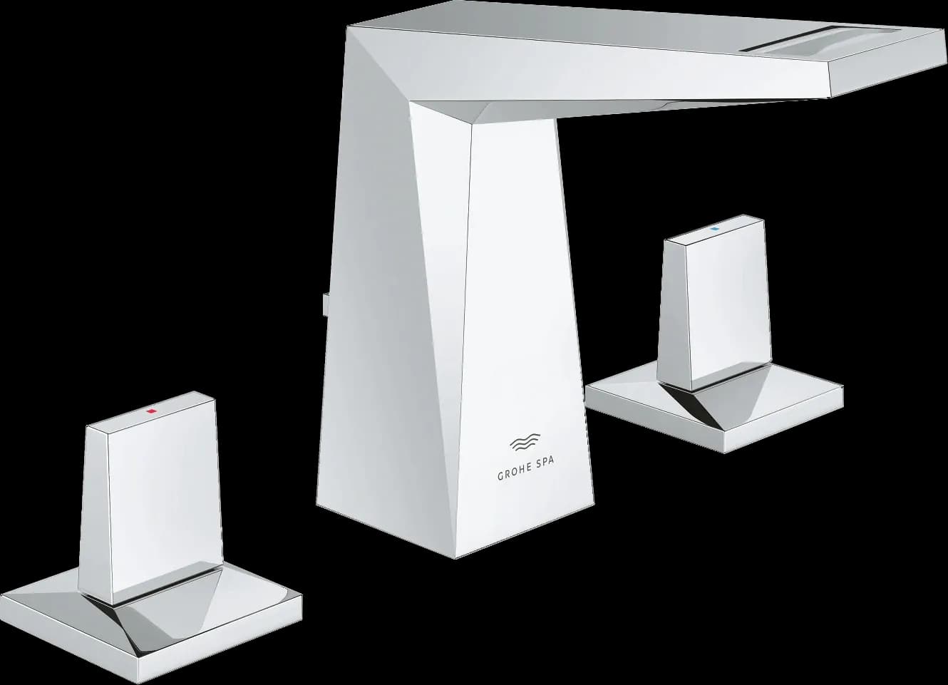 GROHE Allure Brilliant Baterie lavoar cu 3 elemente 1/2" Mărimea M