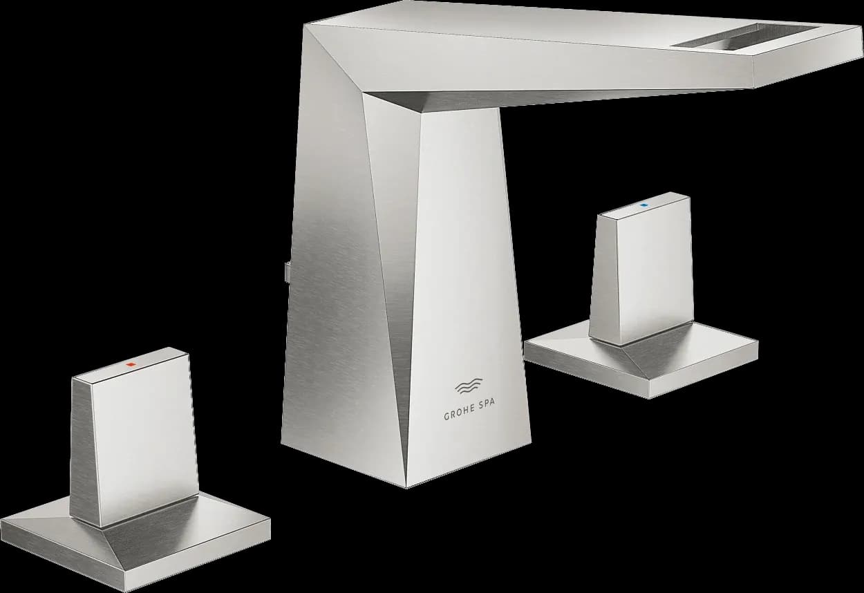 GROHE Allure Brilliant Baterie lavoar cu 3 elemente 1/2" Mărimea M - finisaj Supersteel Infinity