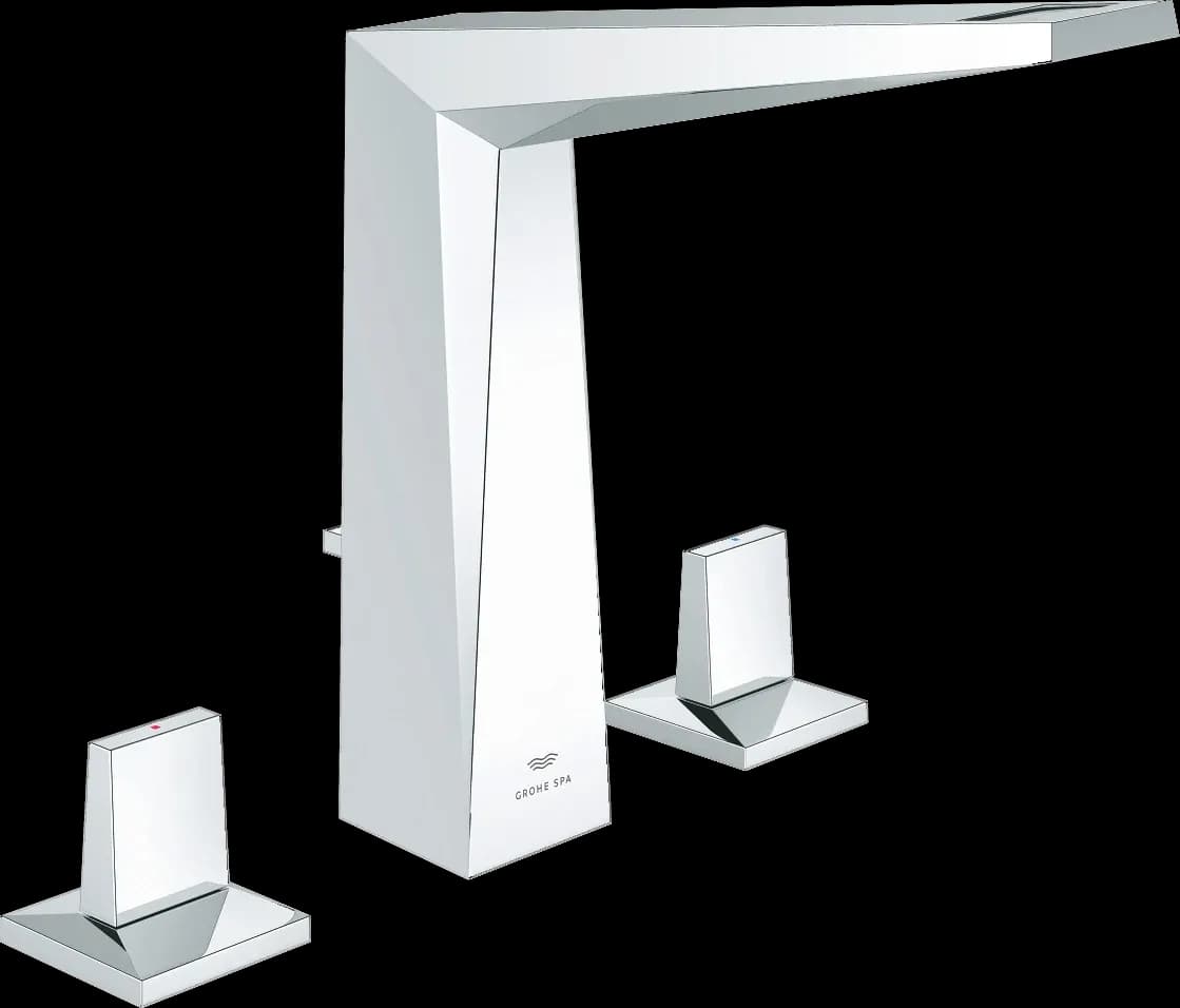 GROHE Allure Brilliant Baterie lavoar cu 3 găuri 1/2" Mărimea L