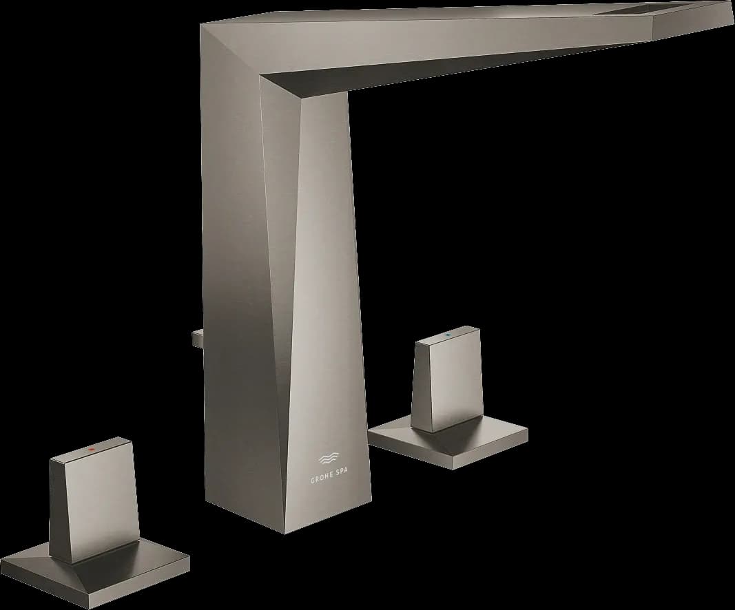 GROHE Allure Brilliant Baterie lavoar cu 3 găuri 1/2" Mărimea L - finisaj Antracit - Brushed Hard Graphite