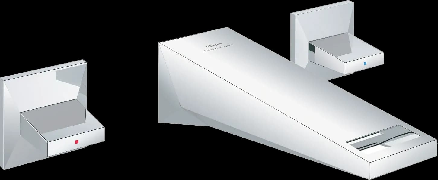 GROHE Allure Brilliant Baterie lavoar cu 3 elemente 1/2" Mărimea M