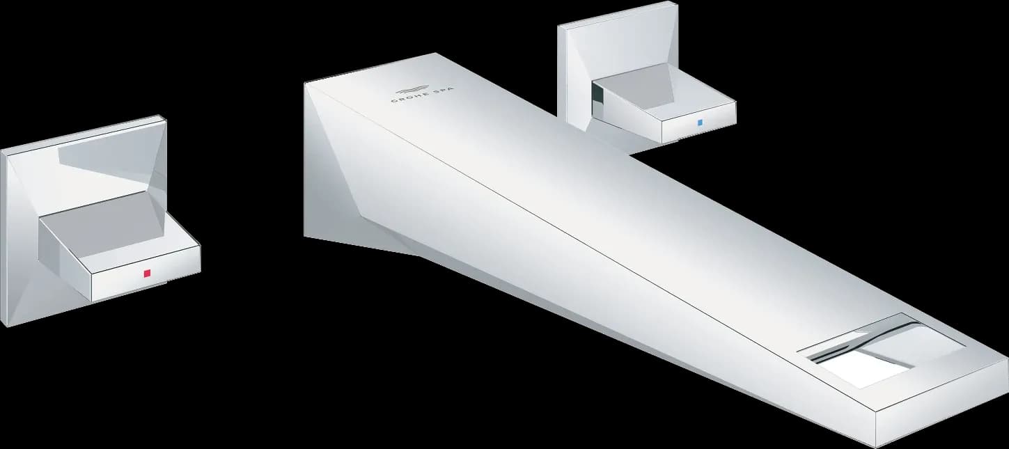 GROHE Allure Brilliant Baterie lavoar cu 3 găuri 1/2" Mărimea L