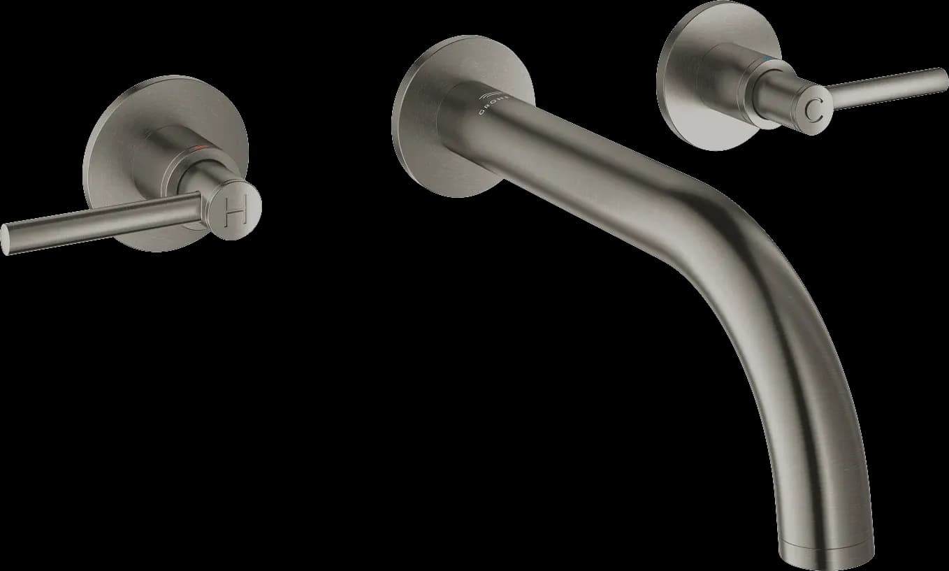 GROHE Atrio Baterie lavoar cu 3 elemente 1/2" Mărimea M - finisaj Antracit - Brushed Hard Graphite