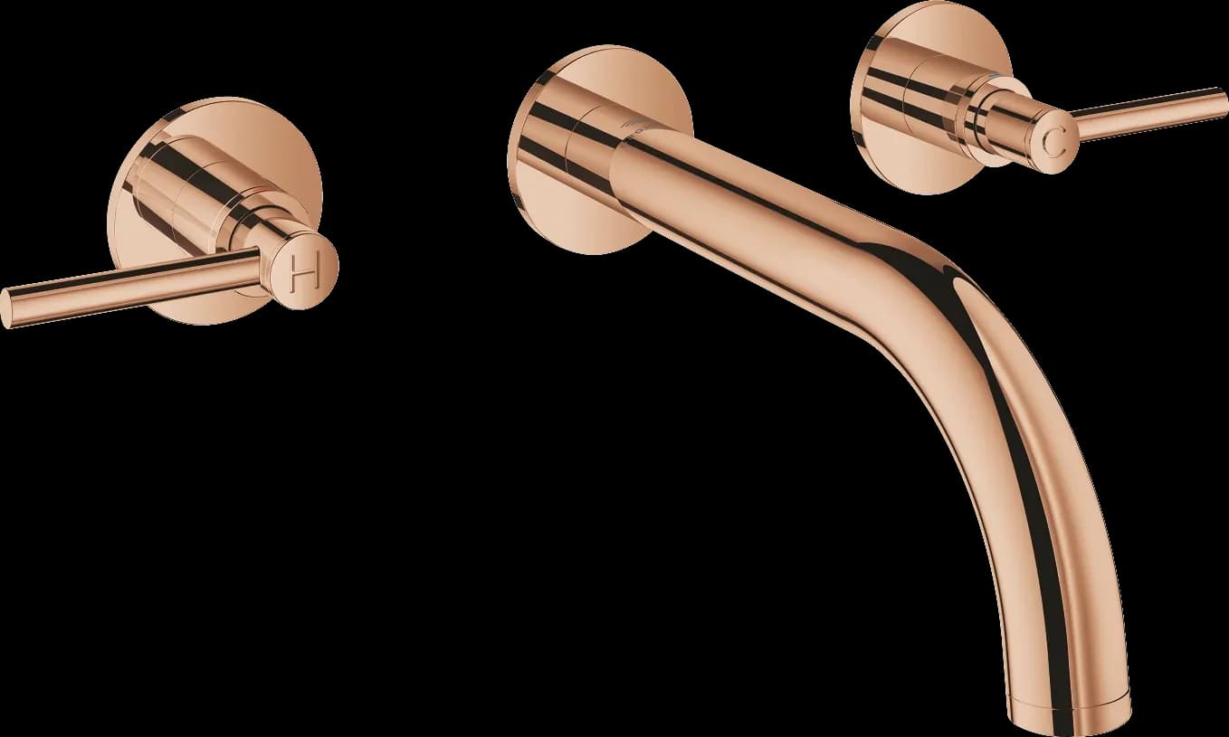 GROHE Atrio Baterie lavoar cu 3 elemente 1/2" Mărimea M - finisaj Bronz - Warm Sunset