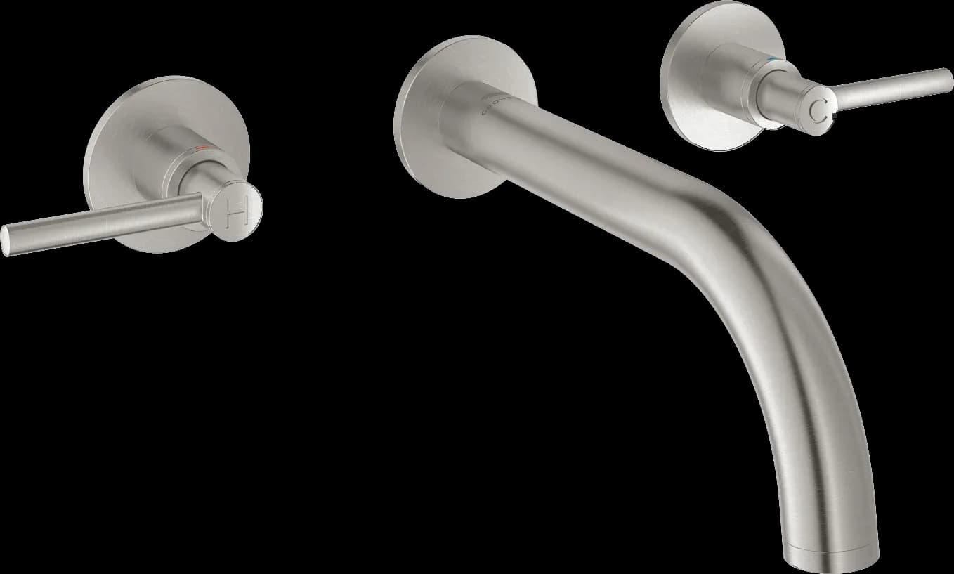 GROHE Atrio Baterie lavoar cu 3 elemente 1/2" Mărimea M - finisaj Supersteel Infinity