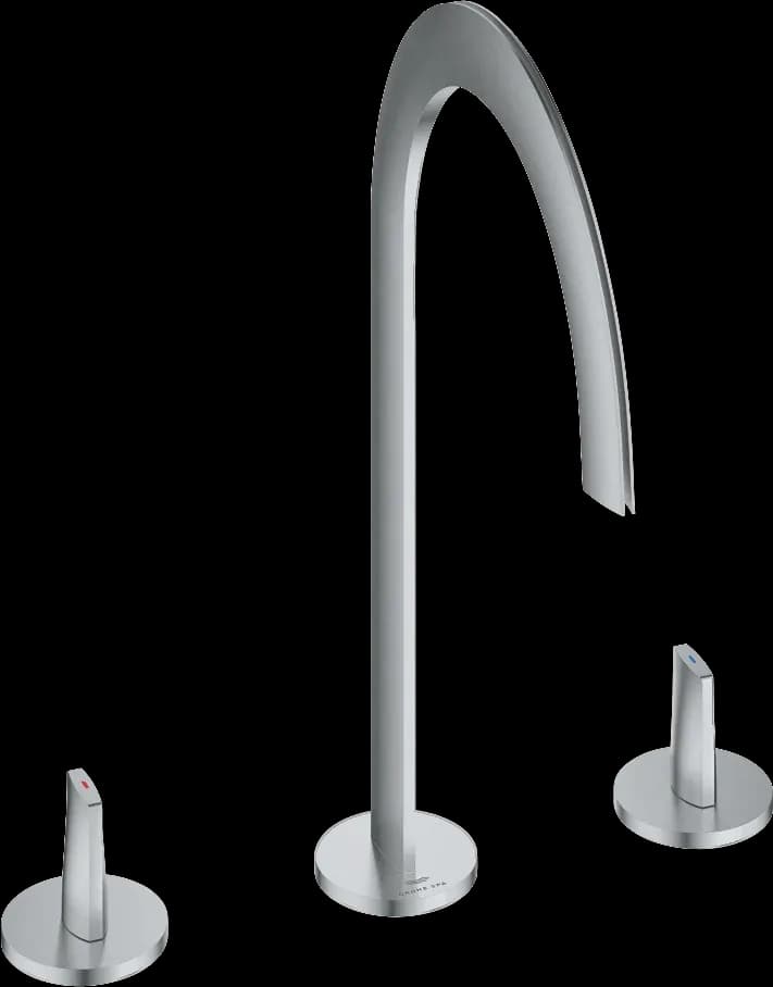 GROHE Atrio Icon 3D 3 Baterie lavoar cu 3 găuri, montaj pe blat