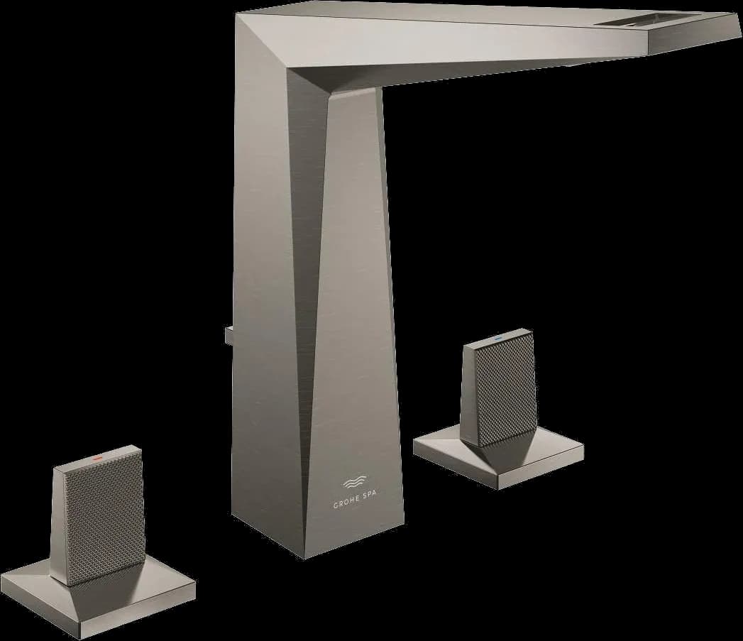 GROHE Allure Brilliant Private Collection Baterie lavoar cu 3 găuri 1/2" Mărimea L - finisaj Antracit - Brushed Hard Graphite