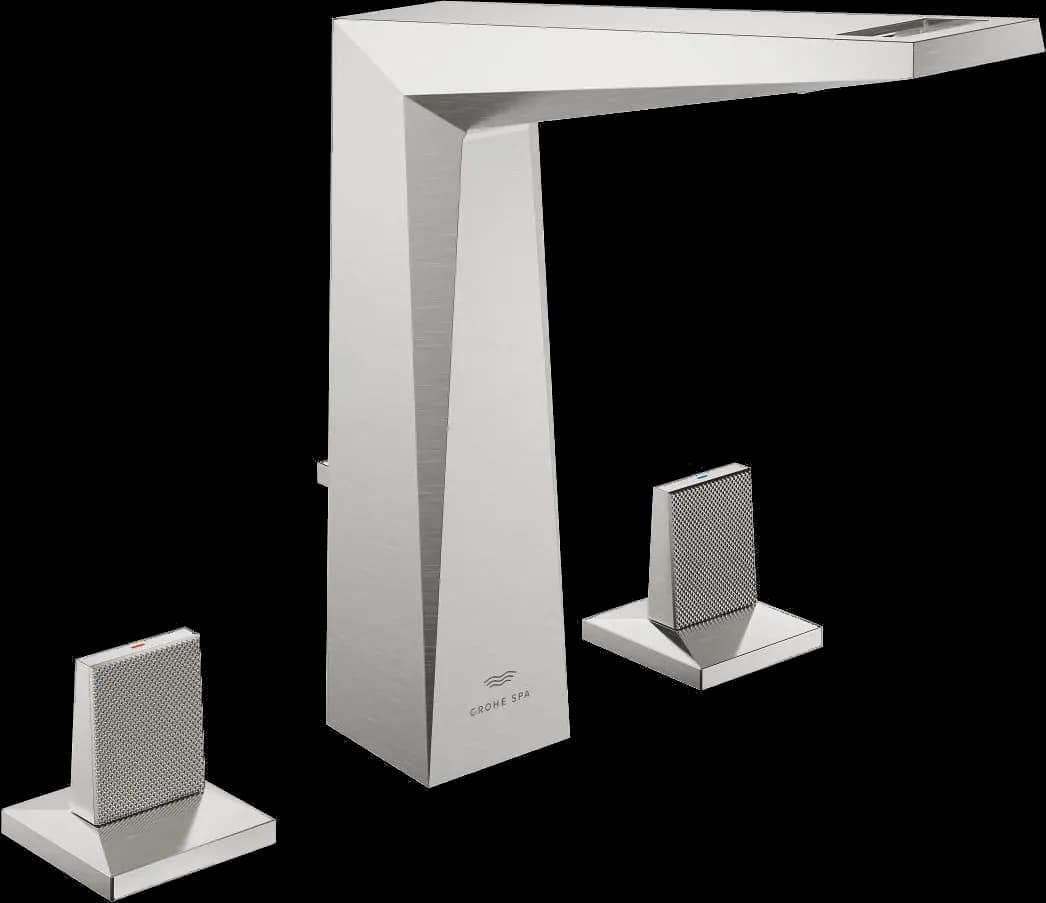 GROHE Allure Brilliant Private Collection Baterie lavoar cu 3 găuri 1/2" Mărimea L - finisaj Supersteel Infinity
