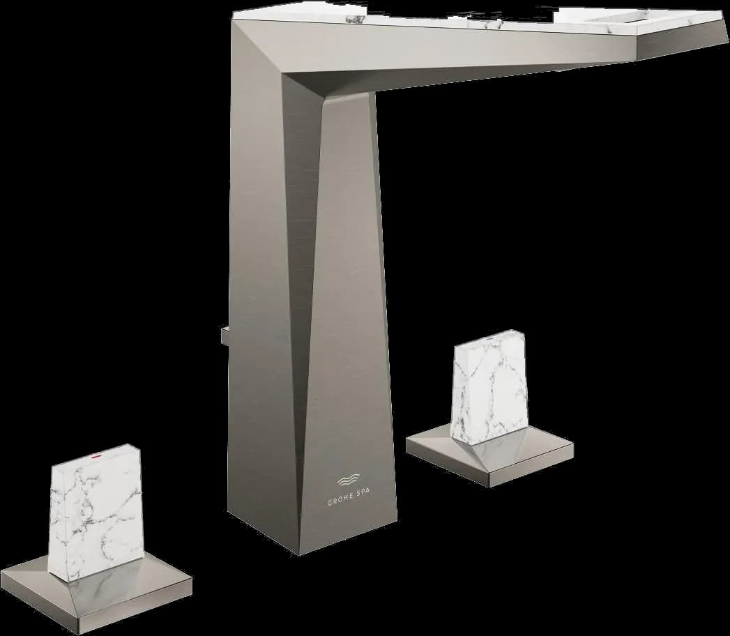 GROHE Allure Brilliant Private Collection Baterie lavoar cu 3 găuri 1/2" Mărimea L - finisaj Antracit - Brushed Hard Graphite