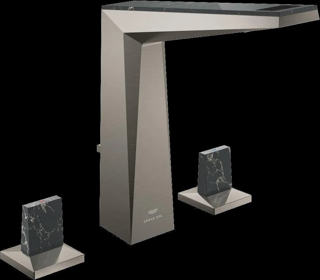 GROHE Allure Brilliant Private Collection Baterie lavoar cu 3 găuri 1/2" Mărimea L - finisaj Antracit - Brushed Hard Graphite