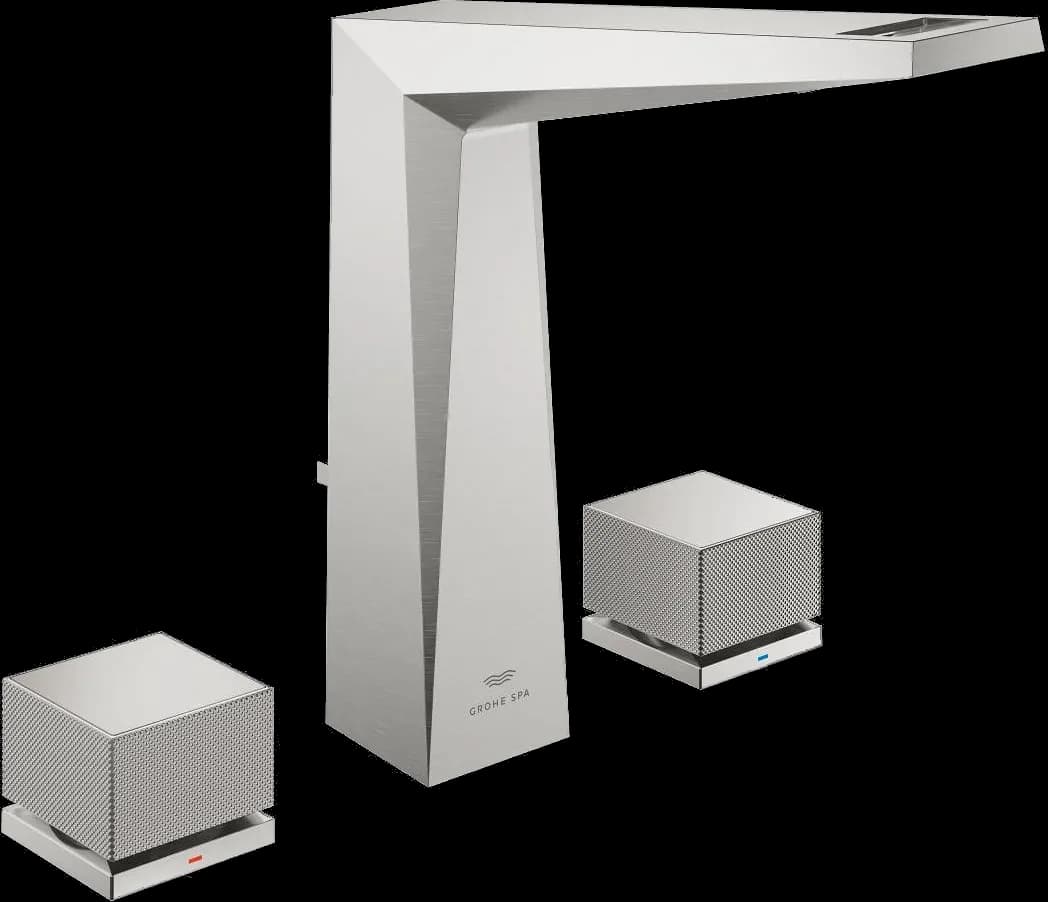 GROHE Allure Brilliant Private Collection Baterie lavoar cu 3 găuri 1/2" Mărimea L - finisaj Supersteel Infinity