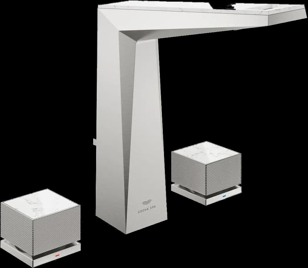 GROHE Allure Brilliant Private Collection Baterie lavoar cu 3 găuri 1/2" Mărimea L - finisaj Supersteel Infinity