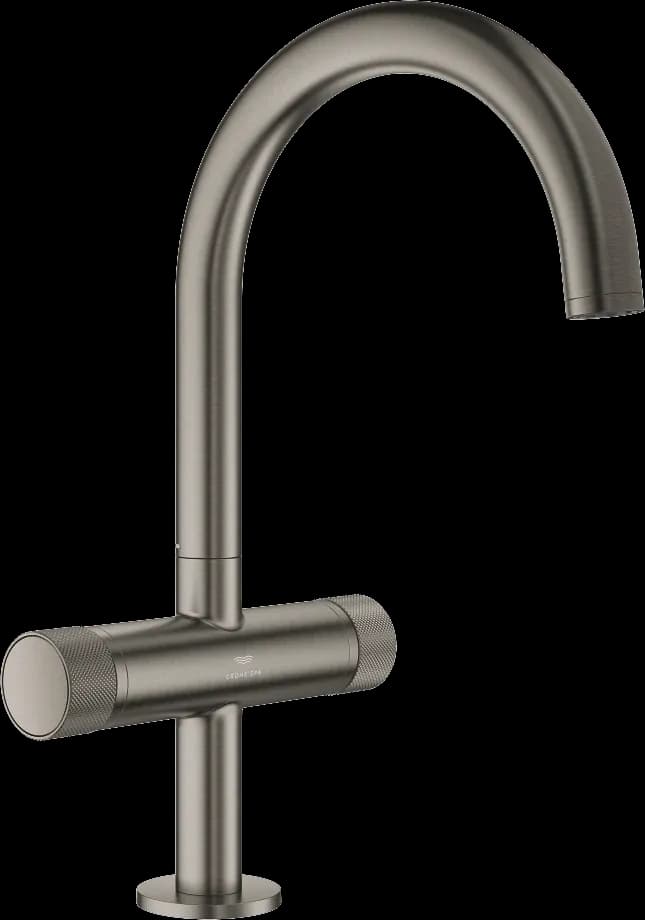 GROHE Atrio Private Collection Baterie lavoar pentru un orificiu, 1/2" Mărimea L - finisaj Antracit - Brushed Hard Graphite
