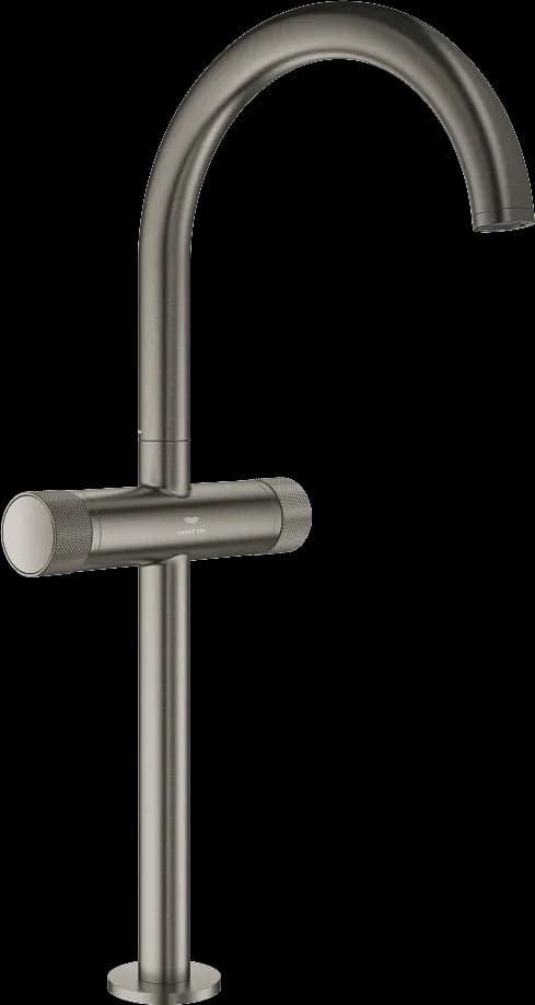 GROHE Atrio Private Collection Baterie lavoar pentru un orificiu, 1/2" Mărimea XL - finisaj Antracit - Brushed Hard Graphite