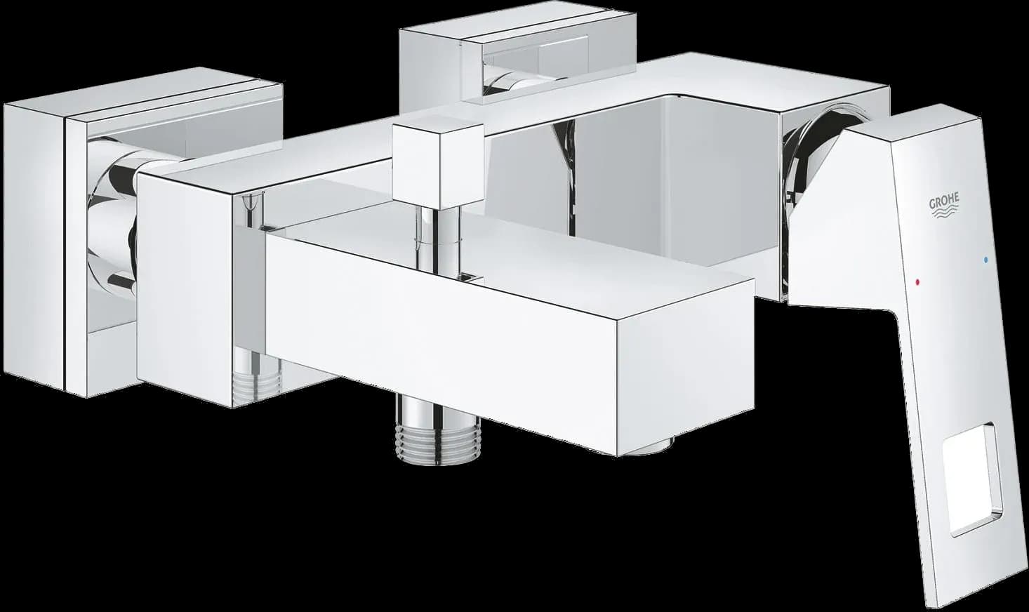 GROHE Eurocube Baterie cadă monocomandă 1/2"