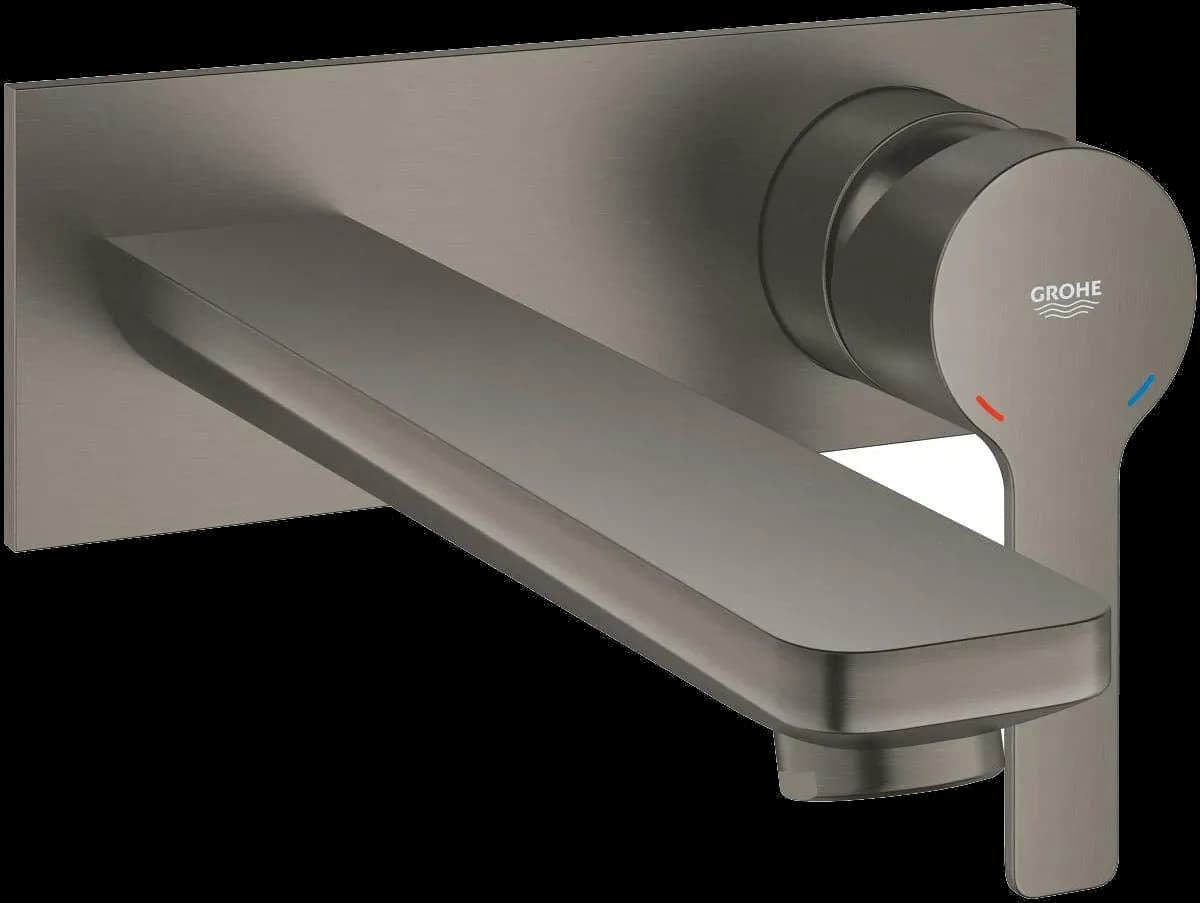 GROHE Lineare Baterie lavoar monocomandă cu 2 elemente Mărimea L - finisaj Antracit - Brushed Hard Graphite