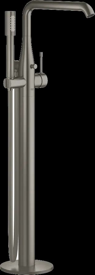 GROHE Essence Baterie cadă monocomandă 1/2", montare pe podea - finisaj Antracit - Brushed Hard Graphite