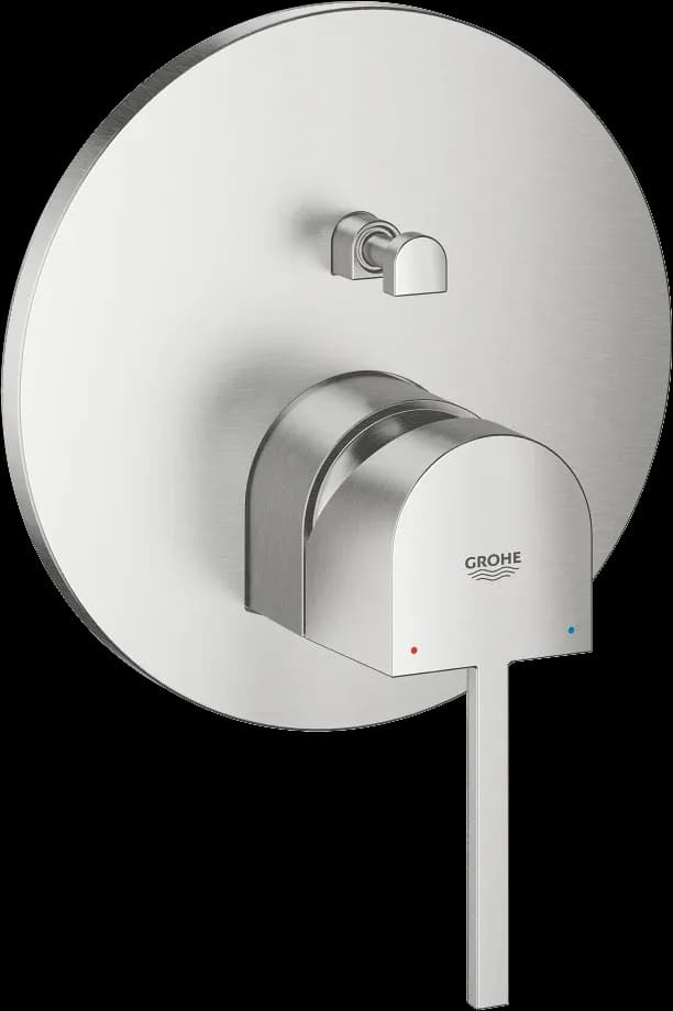 GROHE Plus Baterie monocomandă cu divertor cu două căi - finisaj Supersteel Infinity