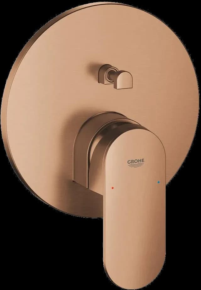 GROHE Plus Baterie monocomandă cu divertor cu două căi - finisaj Bronz - Brushed Warm Sunset
