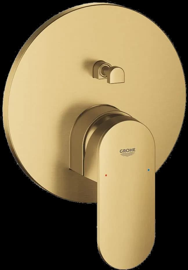 GROHE Plus Baterie monocomandă cu divertor cu două căi - finisaj Aur - Brushed Cool Sunrise