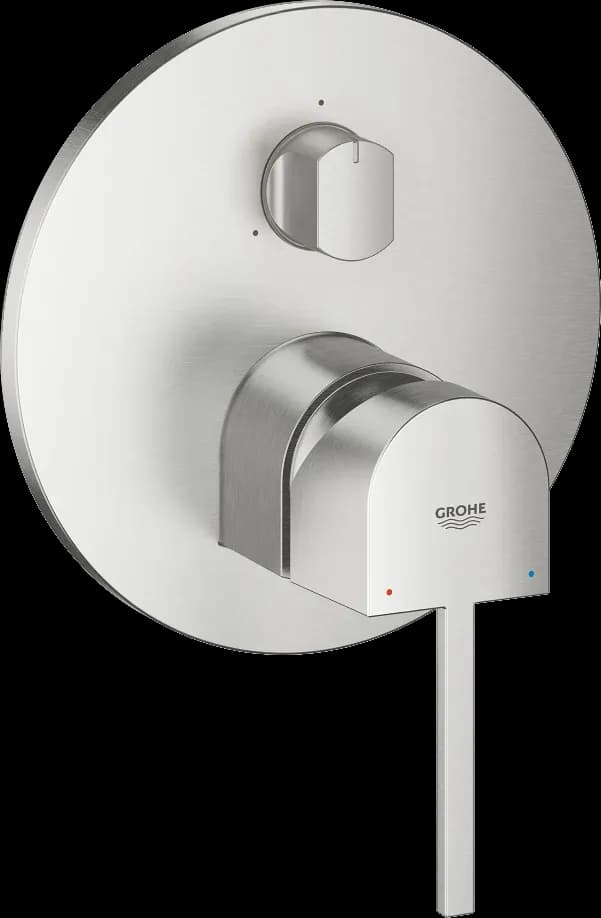 GROHE Plus Baterie monocomandă cu comutator cu 3 căi - finisaj Supersteel Infinity