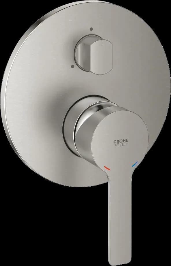 GROHE Lineare Baterie monocomandă cu comutator cu 3 căi - finisaj Supersteel Infinity