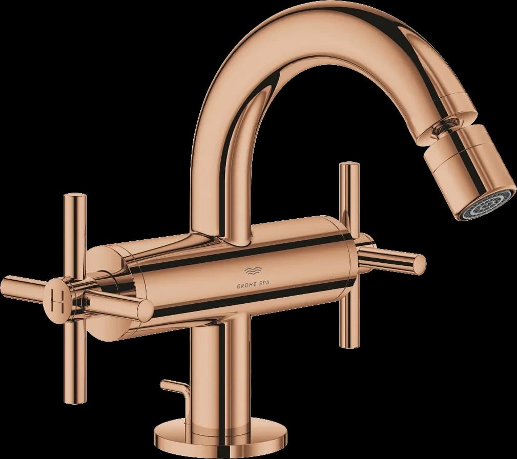 GROHE Atrio Baterie bideu 1/2" - finisaj Bronz - Warm Sunset