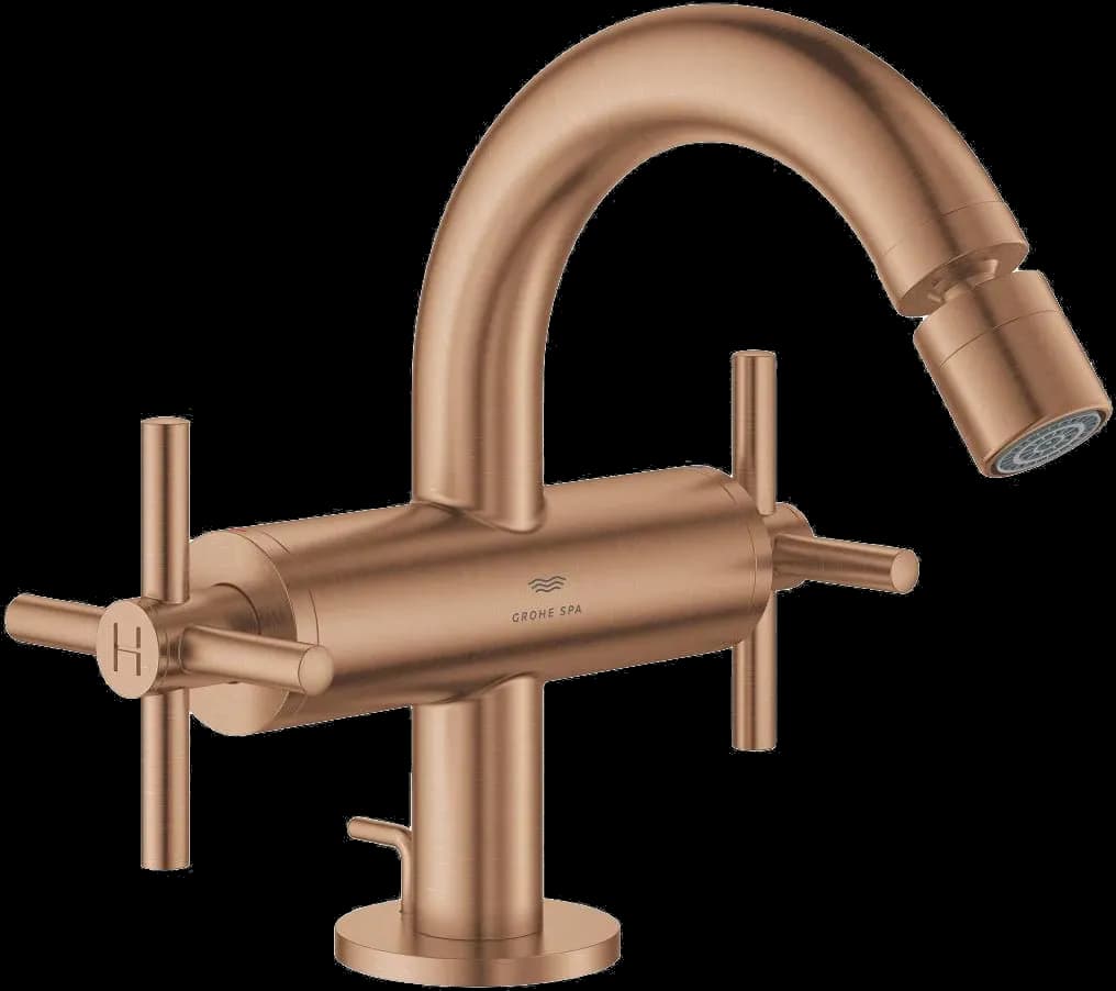 GROHE Atrio Baterie bideu 1/2" - finisaj Bronz - Brushed Warm Sunset