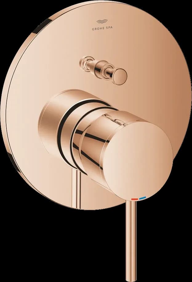 GROHE Atrio Baterie monocomandă cu divertor cu două căi - finisaj Bronz - Warm Sunset