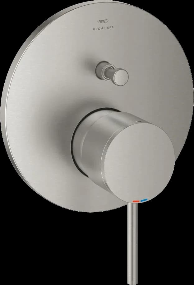 GROHE Atrio Baterie monocomandă cu divertor cu două căi - finisaj Supersteel Infinity