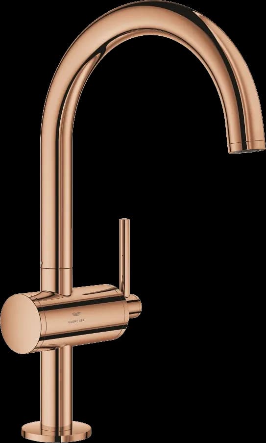 GROHE Atrio Baterie lavoar monocomandă 1/2" Mărimea L - finisaj Bronz - Warm Sunset