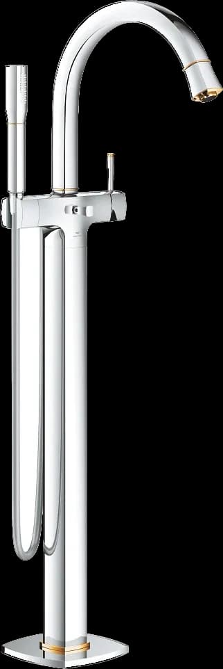 GROHE Grandera Baterie cadă monocomandă 1/2", montare pe podea - finisaj Crom, auriu