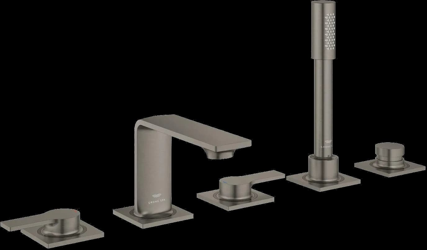 GROHE Allure Baterie cadă cu 5 elemente - finisaj Antracit - Brushed Hard Graphite