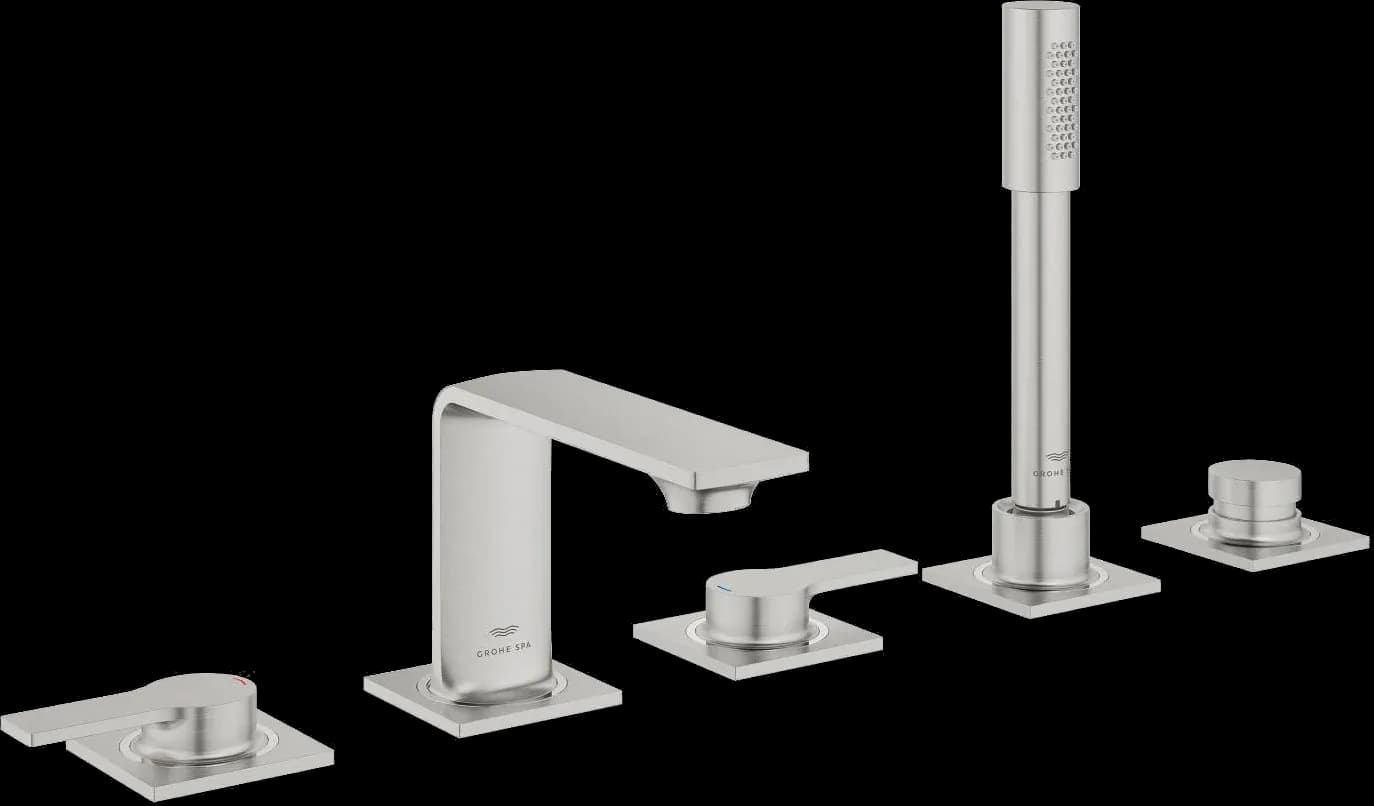 GROHE Allure Baterie cadă cu 5 elemente - finisaj Supersteel Infinity