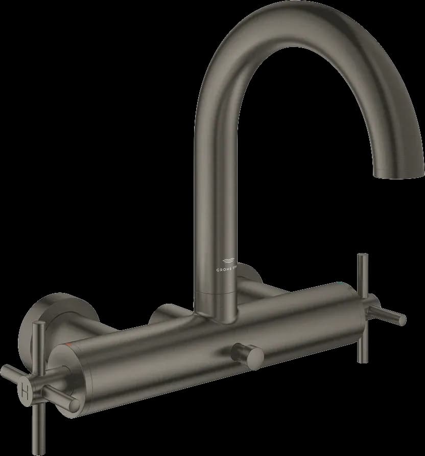 GROHE Atrio Baterie cadă 1/2" - finisaj Antracit - Brushed Hard Graphite